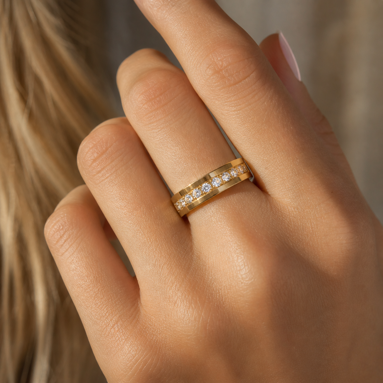 The Aurora Band Ring