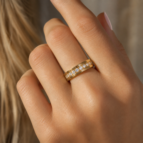 The Aurora Band Ring