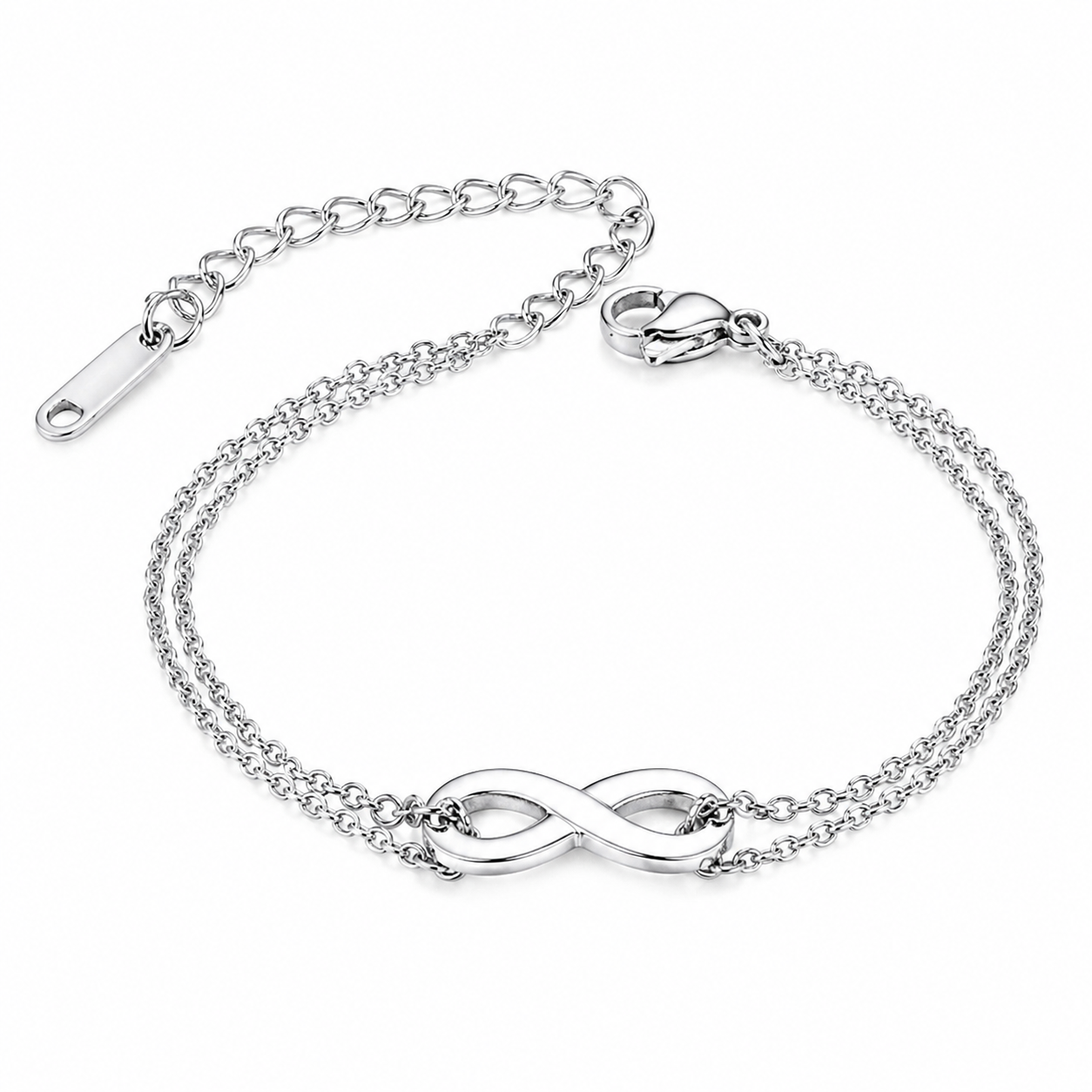 The Infinity — Double Chain Bracelet