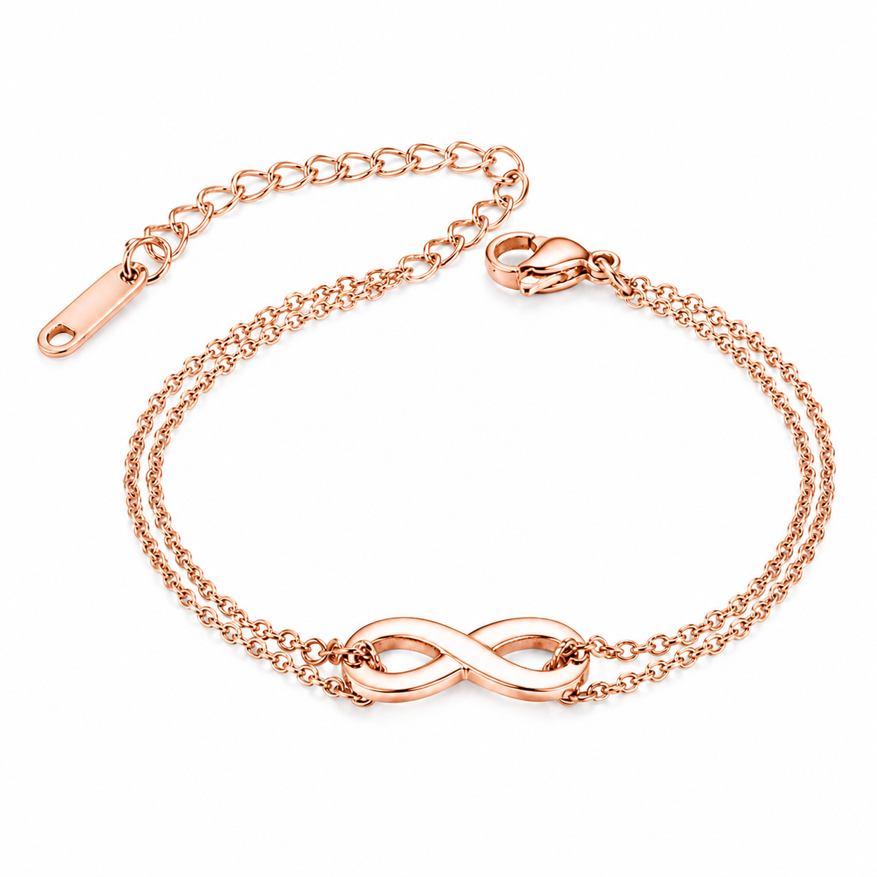 The Infinity — Double Chain Bracelet